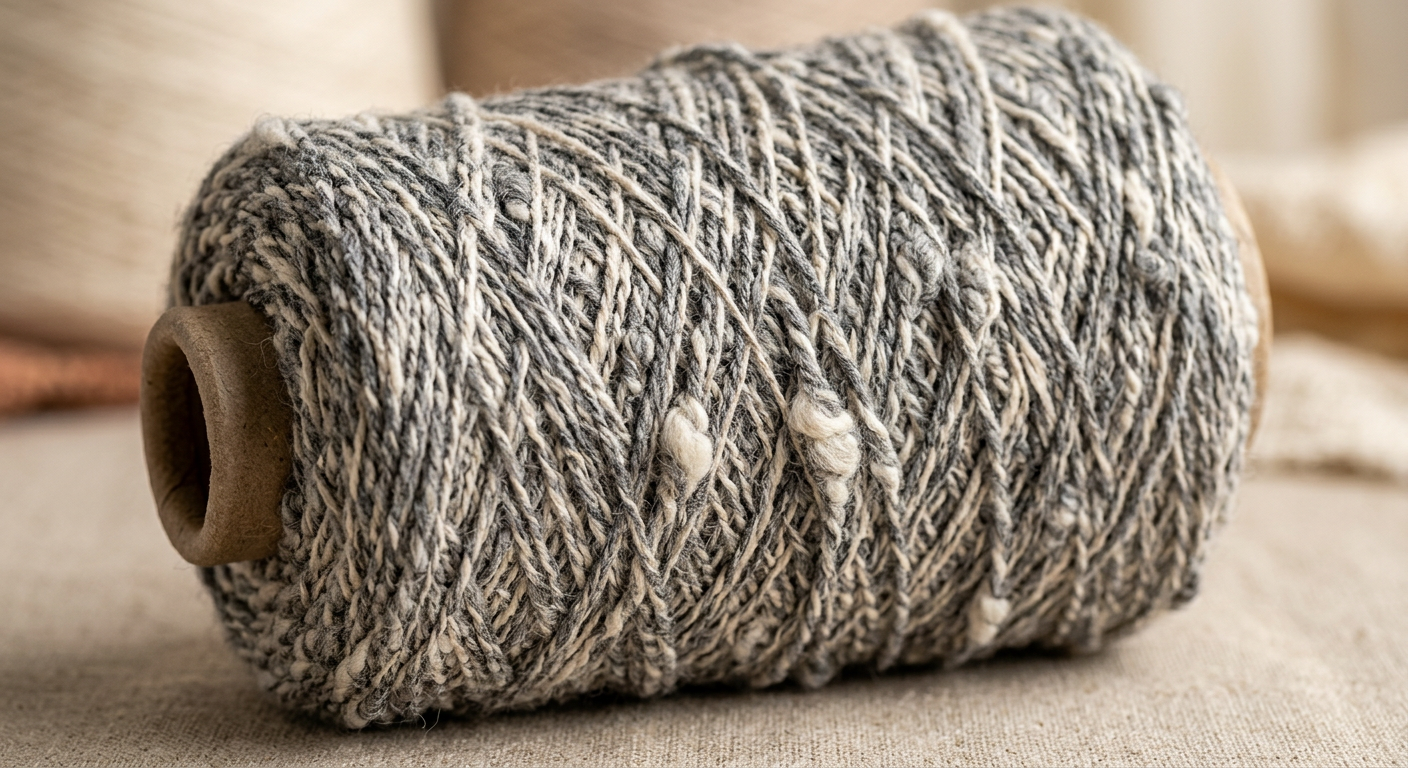 Slub & melange yarn sample